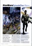 Scan of the review of Star Wars: Episode I: Racer published in the magazine N64 Gamer 17, page 1