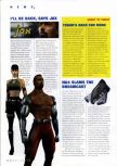 Scan of the preview of Turok: Rage Wars published in the magazine N64 Gamer 14, page 1