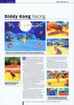 Scan of the review of Diddy Kong Racing published in the magazine Edge 53, page 1