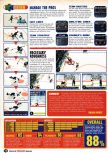 Scan du test de NHL Breakaway 98 paru dans le magazine Nintendo Official Magazine 67, page 3