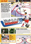 Scan of the preview of Wayne Gretzky's 3D Hockey '98 published in the magazine Nintendo Official Magazine 67, page 1