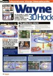Scan of the review of Wayne Gretzky's 3D Hockey '98 published in the magazine Nintendo Official Magazine 70, page 1