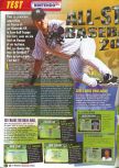 Scan du test de All-Star Baseball 2000 paru dans le magazine Le Magazine Officiel Nintendo 14, page 1