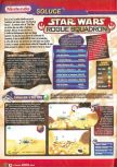 Scan of the walkthrough of Star Wars: Rogue Squadron published in the magazine Le Magazine Officiel Nintendo 14, page 1