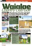 Scan of the review of Waialae Country Club: True Golf Classics published in the magazine Nintendo Official Magazine 72, page 1