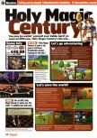 Scan du test de Holy Magic Century paru dans le magazine Nintendo Official Magazine 74, page 1