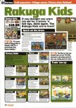 Scan of the review of Rakuga Kids published in the magazine Nintendo Official Magazine 75, page 1