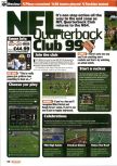Scan of the review of NFL Quarterback Club '99 published in the magazine Nintendo Official Magazine 75, page 1
