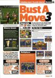 Scan of the review of Bust-A-Move 3 DX published in the magazine Nintendo Official Magazine 75, page 1
