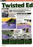 Scan du test de Twisted Edge Snowboarding paru dans le magazine Nintendo Official Magazine 76, page 1