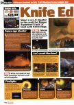 Scan du test de Knife Edge paru dans le magazine Nintendo Official Magazine 76, page 1
