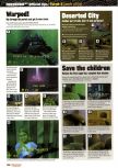 Scan of the walkthrough of  published in the magazine Nintendo Official Magazine 76, page 3