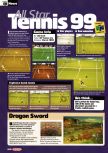 Scan of the preview of All Star Tennis 99 published in the magazine Nintendo Official Magazine 77, page 1
