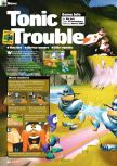Scan de la preview de Tonic Trouble paru dans le magazine Nintendo Official Magazine 78, page 1