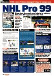 Scan of the review of NHL Pro '99 published in the magazine Nintendo Official Magazine 80, page 1