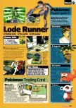 Scan of the preview of Lode Runner 3D published in the magazine Nintendo Official Magazine 80, page 1