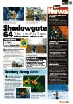 Scan of the preview of Donkey Kong 64 published in the magazine Nintendo Official Magazine 81, page 6