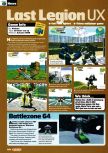 Scan of the preview of Last Legion UX published in the magazine Nintendo Official Magazine 81, page 11