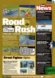 Scan of the preview of Road Rash 64 published in the magazine Nintendo Official Magazine 81, page 1