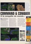 Scan of the review of Command & Conquer published in the magazine X64 21, page 1