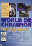 Scan of the review of World Driver Championship published in the magazine X64 21, page 1