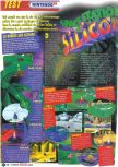 Scan of the review of Space Station Silicon Valley published in the magazine Le Magazine Officiel Nintendo 10, page 1