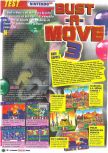 Scan of the review of Bust-A-Move 3 DX published in the magazine Le Magazine Officiel Nintendo 10, page 1