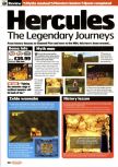 Scan of the review of Hercules: The Legendary Journeys published in the magazine Nintendo Official Magazine 100, page 1