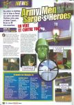 Scan of the preview of Army Men: Sarge's Heroes published in the magazine Le Magazine Officiel Nintendo 15, page 1