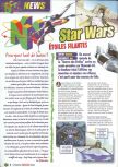 Scan of the preview of Star Wars: Episode I: Racer published in the magazine Le Magazine Officiel Nintendo 15, page 1