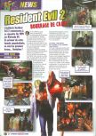Scan de la preview de Resident Evil 2 paru dans le magazine Le Magazine Officiel Nintendo 15, page 1