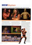 Scan of the review of WCW Mayhem published in the magazine N64 Gamer 22, page 1
