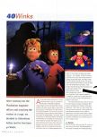 Scan of the review of 40 Winks published in the magazine N64 Gamer 22, page 1