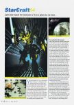Scan of the review of Starcraft 64 published in the magazine N64 Gamer 23, page 1