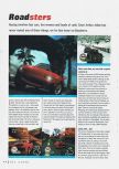 Scan of the review of Roadsters published in the magazine N64 Gamer 23, page 1