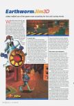 Scan du test de Earthworm Jim 3D paru dans le magazine N64 Gamer 23, page 1