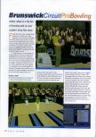 Scan of the review of Brunswick Circuit Pro Bowling published in the magazine N64 Gamer 26, page 1
