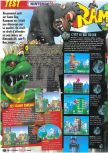 Scan of the review of Rampage 2: Universal Tour published in the magazine Le Magazine Officiel Nintendo 17, page 1