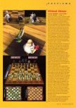 Scan of the preview of Virtual Chess 64 published in the magazine N64 Gamer 03, page 6