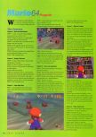 Scan of the walkthrough of Super Mario 64 published in the magazine N64 Gamer 03, page 1