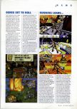 Scan of the preview of Lode Runner 3D published in the magazine N64 Gamer 06, page 1
