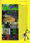 Scan of the preview of Gex 64: Enter the Gecko published in the magazine N64 Gamer 07, page 1