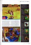Scan of the review of Banjo-Kazooie published in the magazine N64 Gamer 07, page 2