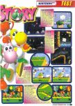 Scan du test de Yoshi's Story paru dans le magazine Le Magazine Officiel Nintendo 04, page 2