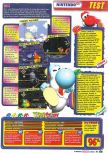 Scan du test de Yoshi's Story paru dans le magazine Le Magazine Officiel Nintendo 04, page 8