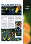 Scan of the preview of NHRA Drag Racing published in the magazine N64 Gamer 10, page 1
