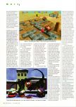 Scan of the preview of Earthworm Jim 3D published in the magazine N64 Gamer 10, page 1