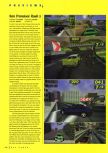 Scan of the preview of Rush 2: Extreme Racing published in the magazine N64 Gamer 11, page 12
