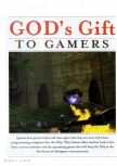 Scan of the article God's Gift to Gamers published in the magazine N64 Gamer 11, page 1