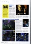 Scan of the preview of Jet Force Gemini published in the magazine N64 Gamer 13, page 1